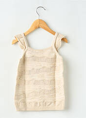 Top beige LEVV LABEL pour fille seconde vue