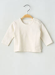 T-shirt beige LEVV LABEL pour fille seconde vue