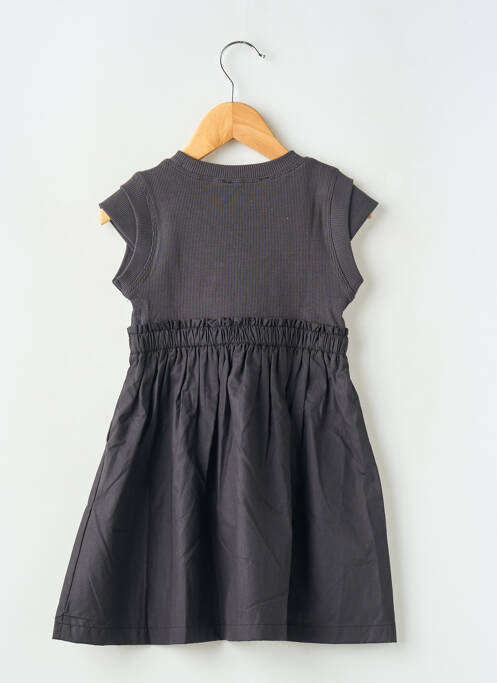 Robe courte tissage popeline manches courtes gris MAYORAL fille