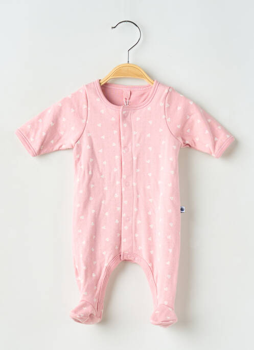Pyjama fermeture pressionnée rose PETIT BATEAU fille