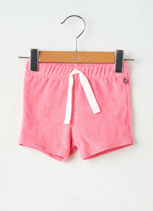 Short fermeture liens à nouer taille élastique rose PETIT BATEAU fille