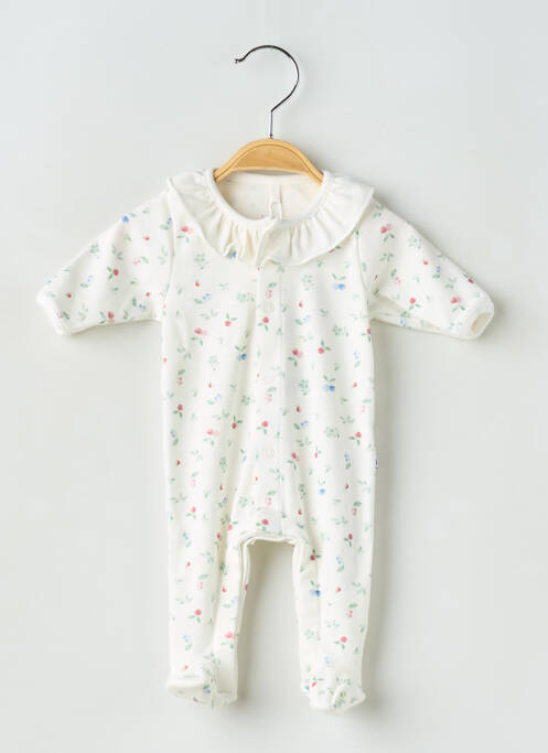 Pyjama blanc PETIT BATEAU pour fille