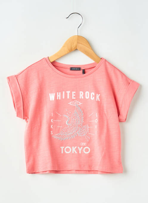 T-shirt orange IKKS pour fille