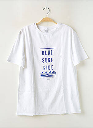 T-shirt coupe droite manches courtes blanc IKKS garcon