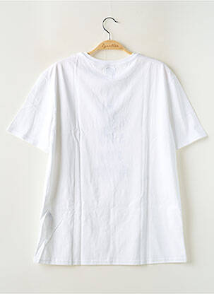 T-shirt coupe droite manches courtes blanc IKKS garcon
