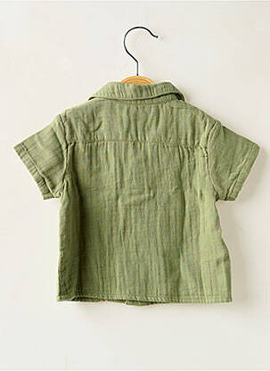 Chemise manches courtes coupe droite vert MAYORAL garçon