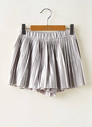 Short taille haute argent MAYORAL fille