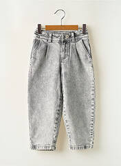 Jeans coupe droite gris IKKS pour fille seconde vue