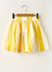 Jupe mi-longue jaune PETIT BATEAU pour fille seconde vue