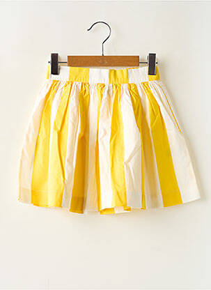 Jupe mi-longue jaune PETIT BATEAU pour fille