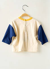 T-shirt bleu PETIT BATEAU pour garçon seconde vue