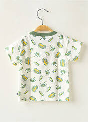 T-shirt vert PETIT BATEAU pour garçon seconde vue