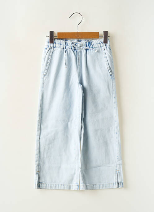 Jeans coupe droite taille élastique taille élastique bleu GARCIA fille