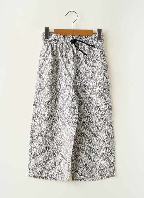 Pantalon flare imprimé fantaisie taille élastique noir IKKS fille