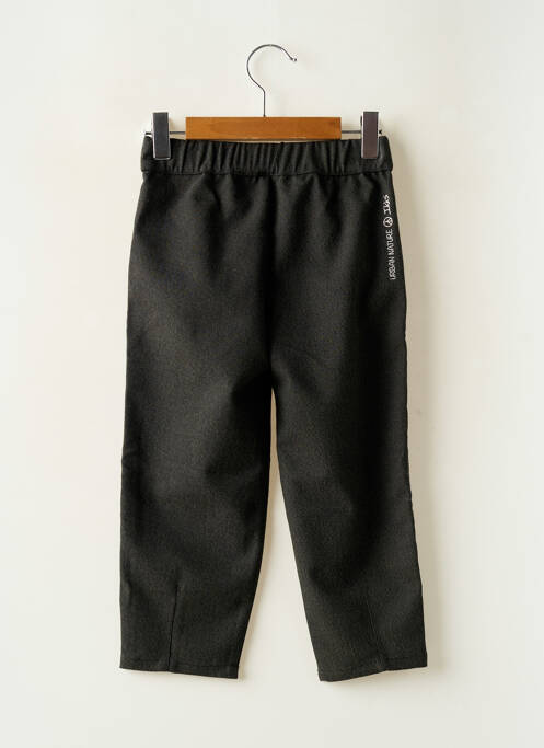 Pantalon droit poches taille élastique gris IKKS fille