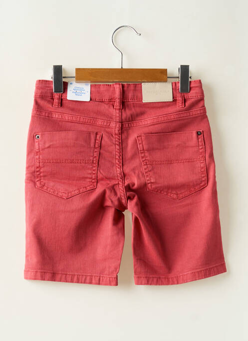 Bermuda fermeture zippée sous rabat boutonné rouge MAYORAL garcon