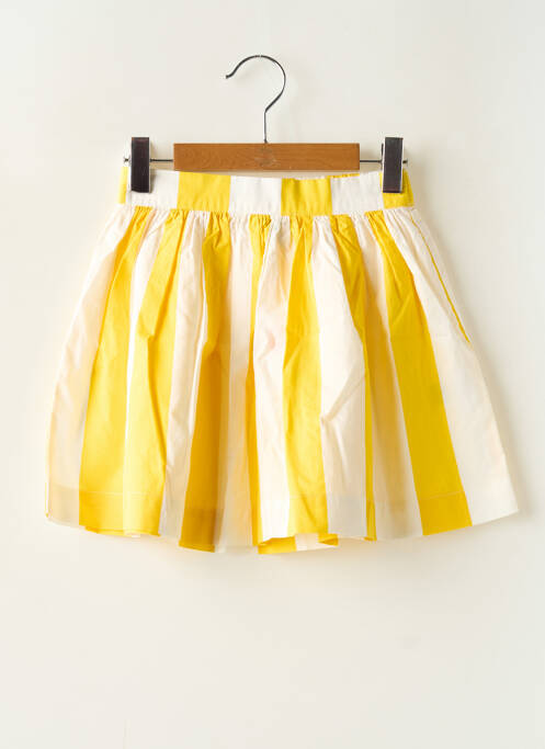 Jupe mi-longue jaune PETIT BATEAU pour fille