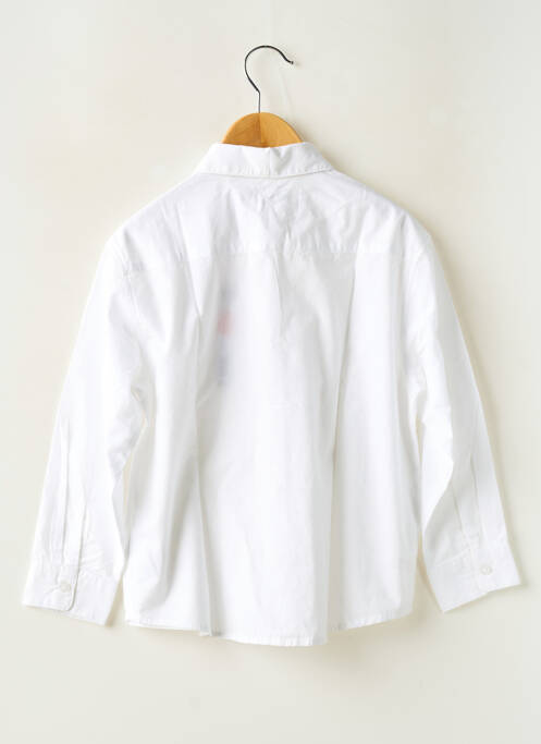 Chemise manches longues blanc IKKS garçon