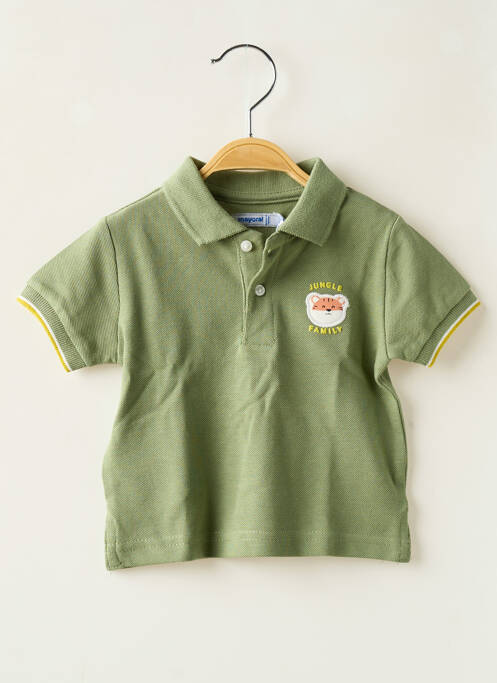 Polo vert MAYORAL pour garçon