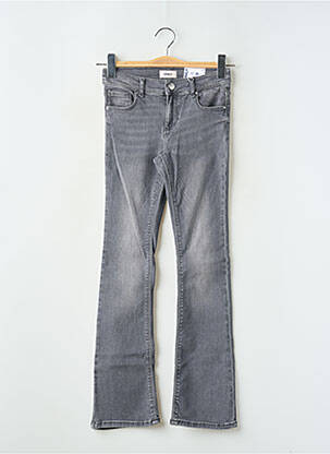 Jeans coupe slim poches taille élastique gris ONLY fille