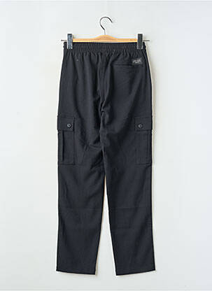 Pantalon cargo coupe droite taille élastique noir IKKS garçon