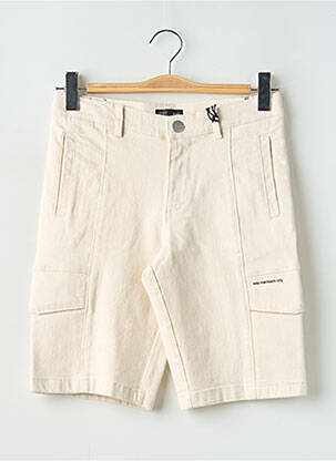 Bermuda coupe droite beige IKKS homme