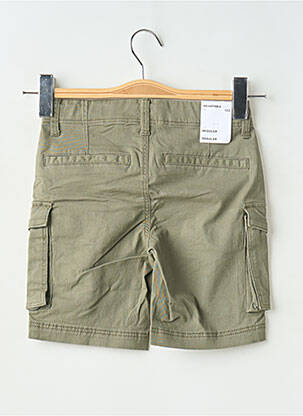 Bermuda fermeture zippée sous rabat boutonné vert NAME IT garcon