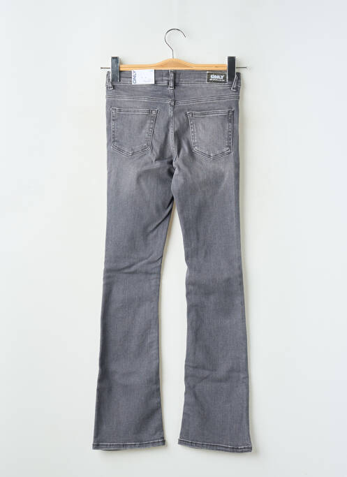Jeans coupe slim poches taille élastique gris ONLY fille