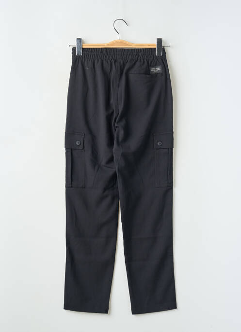 Pantalon cargo poches taille élastique noir IKKS garcon