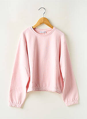 Sweat-shirt sans capuche rose NAME IT fille