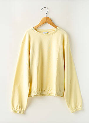 Sweat-shirt sans capuche jaune NAME IT fille