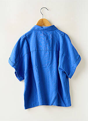 Chemise manches courtes bleu GARCIA enfant