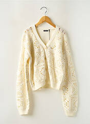 Gilet manches longues beige IKKS pour fille seconde vue