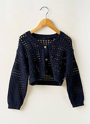 Gilet manches longues bleu IKKS pour fille