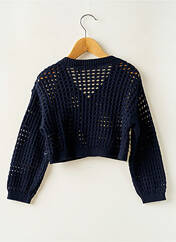 Gilet manches longues bleu IKKS pour fille seconde vue