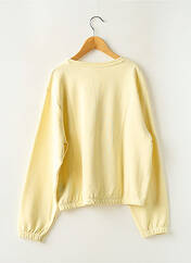 Sweat-shirt jaune NAME IT pour fille seconde vue