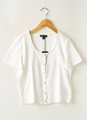 Top blanc IKKS pour fille