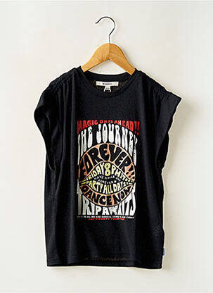 Top noir GARCIA pour fille