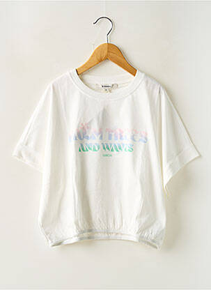 T-shirt blanc GARCIA pour fille