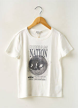 T-shirt blanc GARCIA pour fille