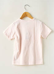 T-shirt rose PETIT BATEAU pour fille seconde vue
