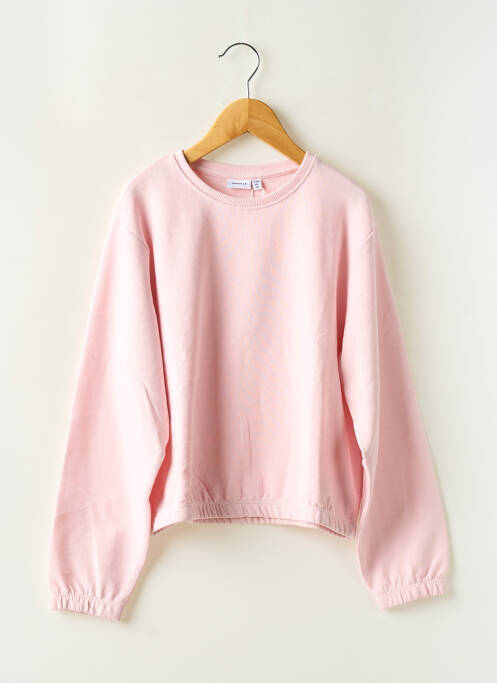 Sweat-shirt sans capuche rose NAME IT fille