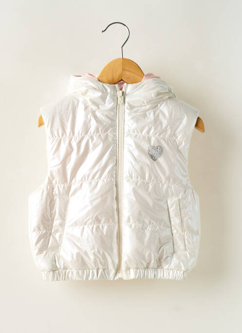 Doudoune a capuche a capuche blanc IKKS fille