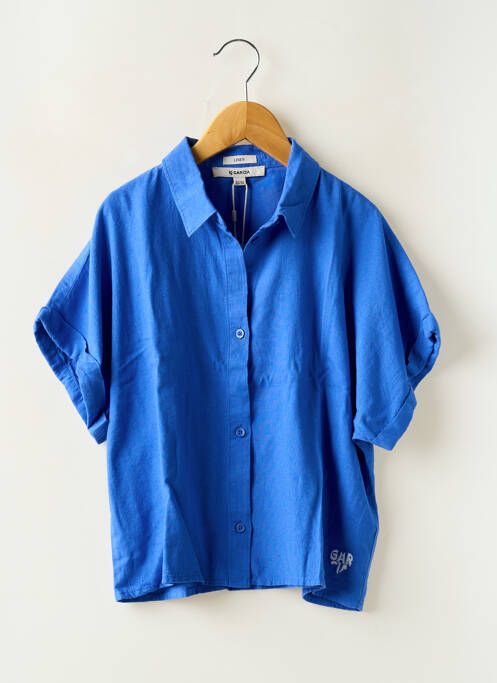 Chemise manches courtes bleu GARCIA pour enfant