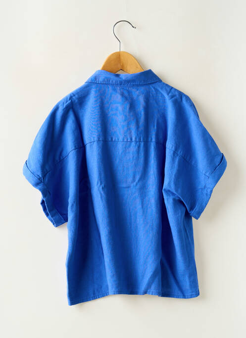 Chemise manches courtes bleu GARCIA enfant