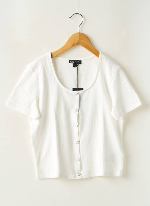 Top blanc IKKS pour fille