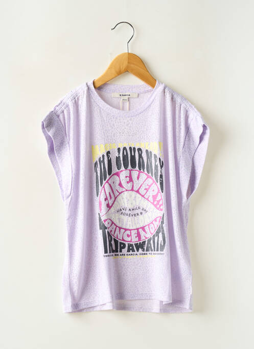 Top violet GARCIA pour fille