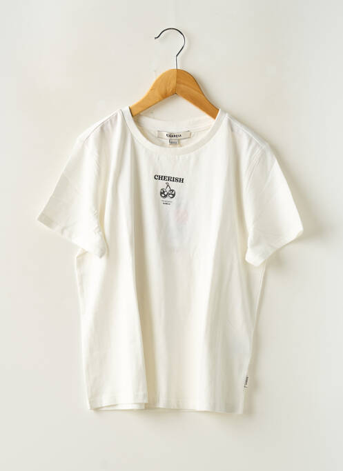 T-shirt blanc GARCIA pour fille