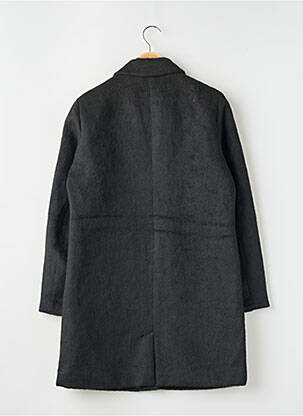 Manteau long sans capuche sans capuche noir ONLY fille