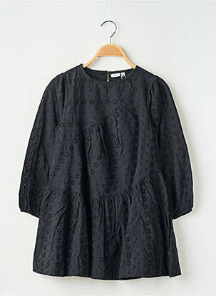 Robe mi-longue noir NAME IT pour fille